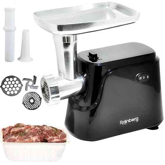 Электрическая мясорубка 2600Вт, Rainberg RB-677 /Кухонная мясорубка / Электро мясорубка шнековая Киев