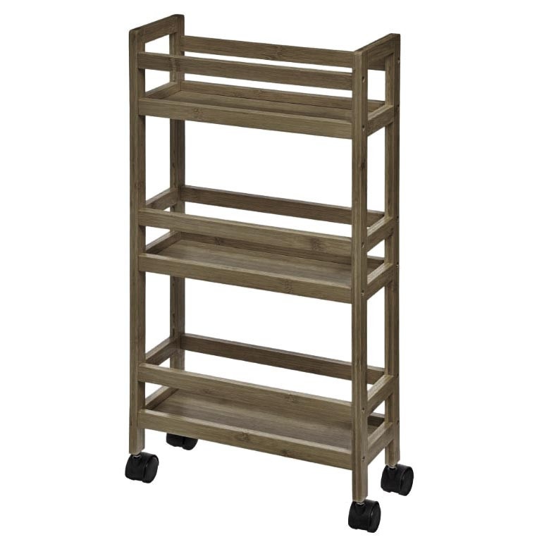 Етажерка для ванної на коліщатах "Олдасі" палісандр Миколаїв - фото 1