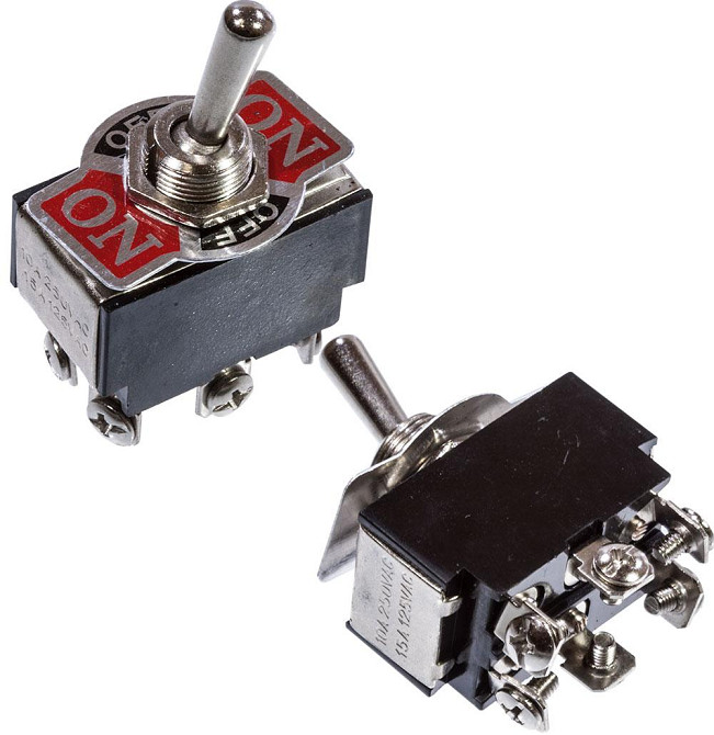 Тумблер KN(3)С-203 ON-OFF-ON (6 pin) 15А; 250VAC Полтава - фото 1