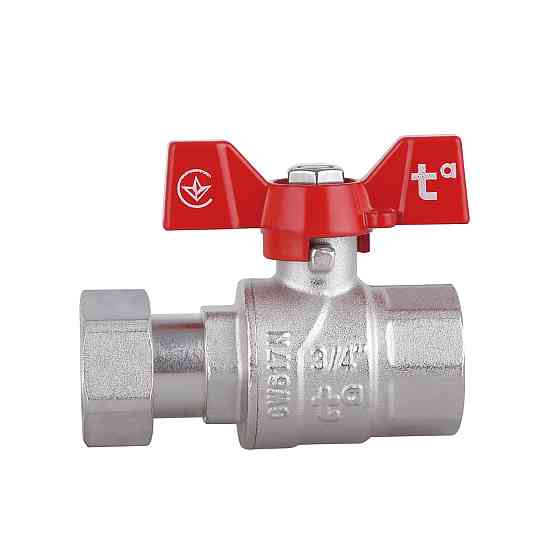 Кран кульовий з накидною гайкою Thermo Alliance Forte 3/4" ВР для води прямий SF260W20 Київ