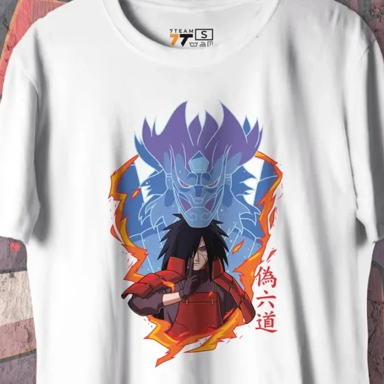 Футболка чоловіча з  принтом Наруто Мадара Сусано WE Розмір 48 Дніпро