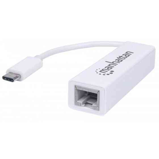 Перехідник USB Type C --> Ethernet RJ45 1000 Mb Manhattan (507585) Киев