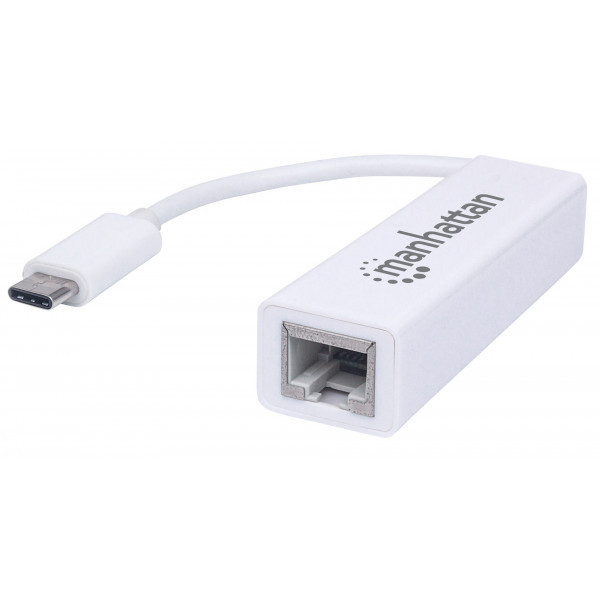 Перехідник USB Type C --> Ethernet RJ45 1000 Mb Manhattan (507585) Київ - фото 1