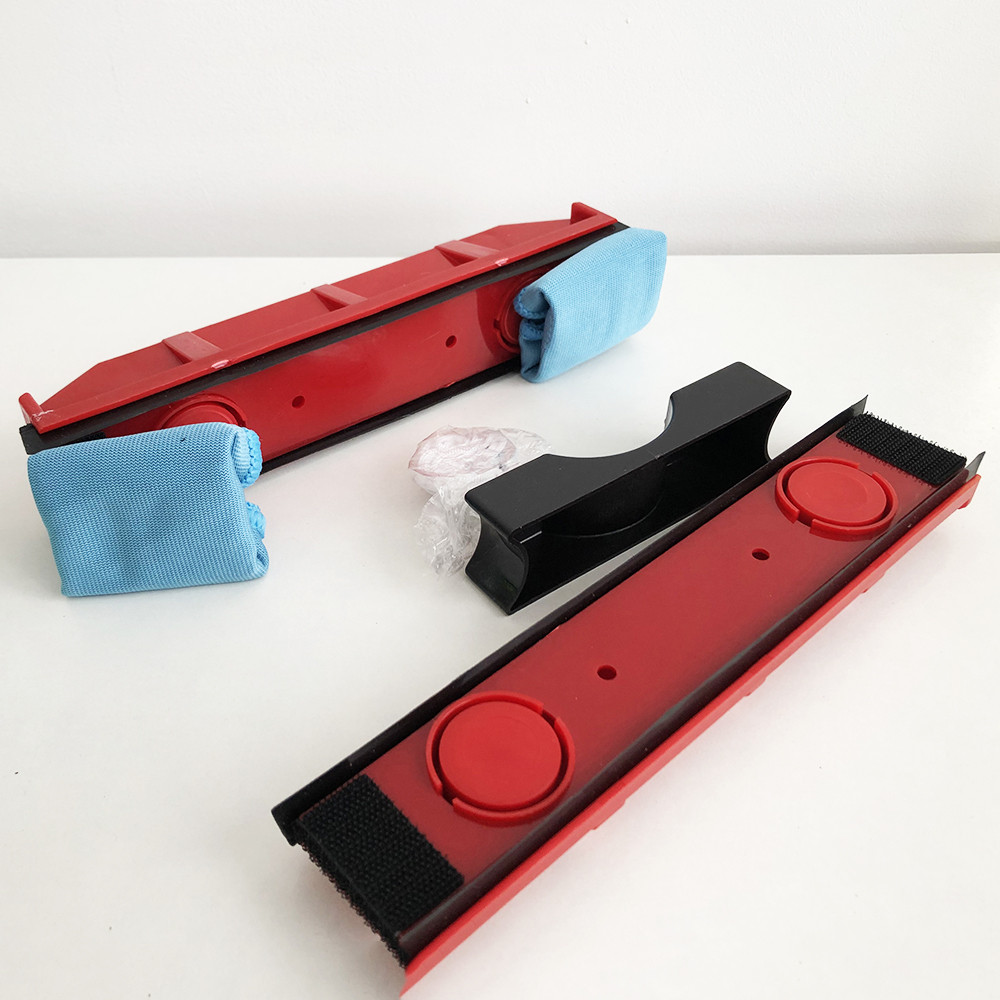 Щітка магнітна для миття скла з двох сторін Glider Червона WL-42 Івано-Франківськ - фото 3