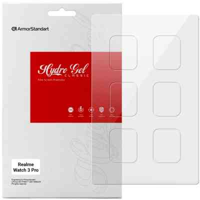 Пленка защитная Armorstandart Realme Watch 3 Pro 6 pcs (ARM64722) Винница