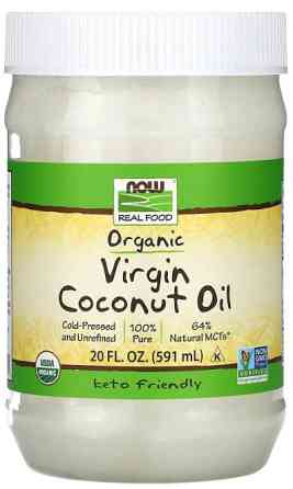 Кокосова олія першого віджиму Now Foods Coconut Oil Real Food 591 мл Київ
