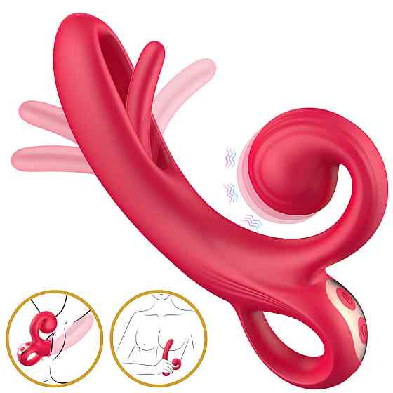 Вібратор - Erospace Sweet Play Tongue Flipping Vibrator A4 Sex Aura Київ