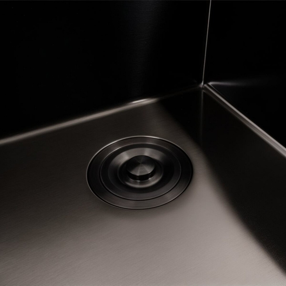 VALESO Комплект: Кухонна мийка VALESO Handmade 40*50 PVD чорна (3.0/0.8) + Змішувач VALESO BG77 Коломыя - изображение 6