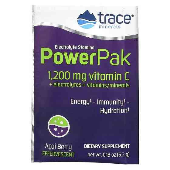 Электролиты Trace Minerals Research Electrolyte Stamina Power Pak 30 пак ягоды асаи Киев