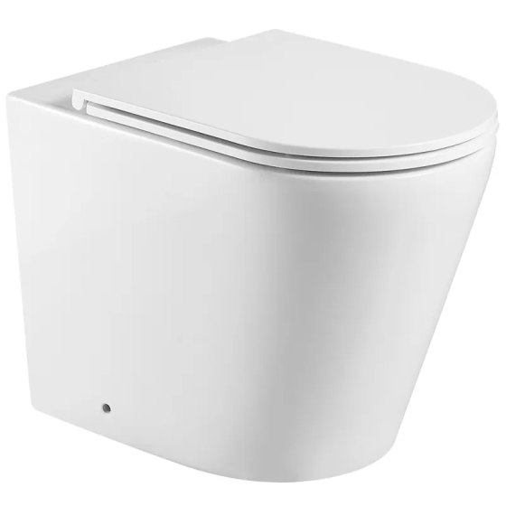 Унітаз підлоговий безбачковий MIXXUS PREMIUM BEVEL-0701-T1 580х365х430mm, система змиву TORNADO 1.0  ( MP6597 ) 39376 Харків