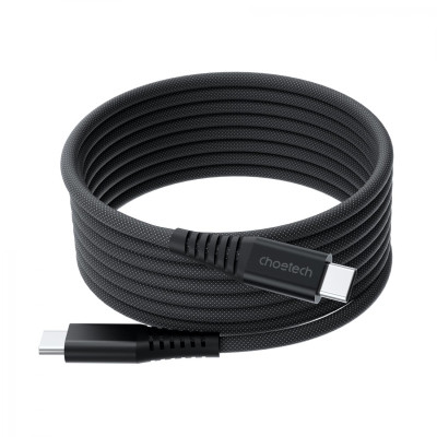 Дата кабель USB-C to USB-C 1.2m 240W magnetic black Choetech (XCC-1051-BK) Вінниця - фото 1