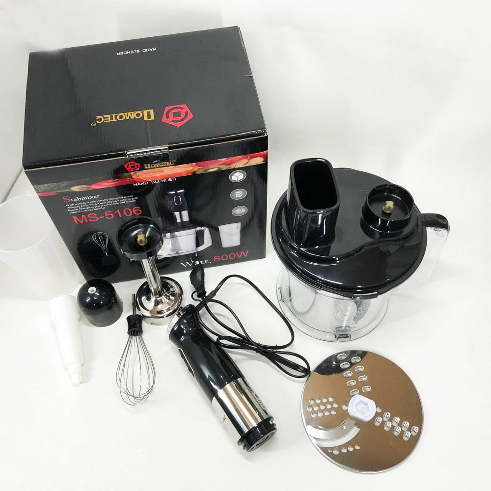 Блендер переносной, Кухонный комбайн металлический, Блендер для приготовления крем-соусов DK-10 Львов - изображение 4