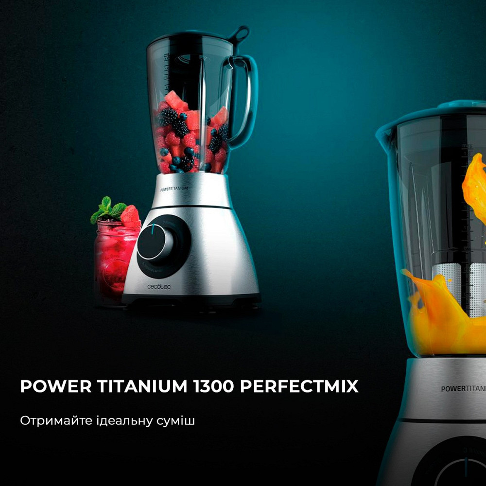 Блендер Cecotec Power Titanium 2000MAX PerfectMix Black CCTC-04140 (8435484041409) ( 17437 ) Харків - фото 3