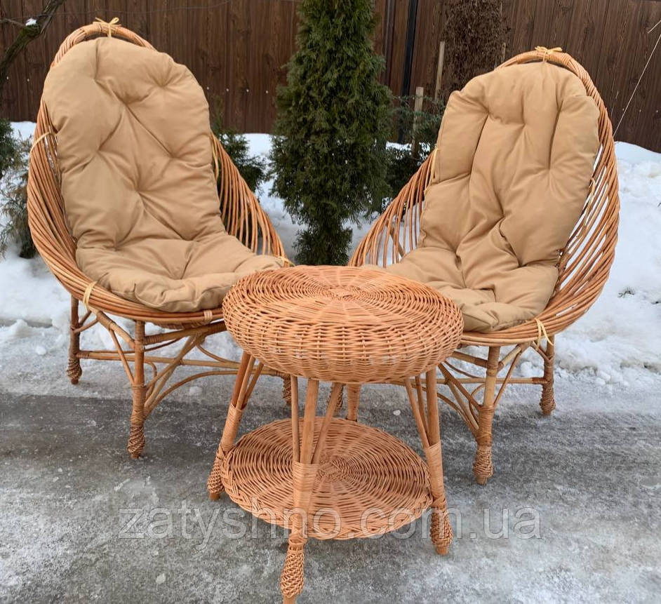 Набор мебели балконный/ Набор мебели плетенный с накидками Киев - изображение 7