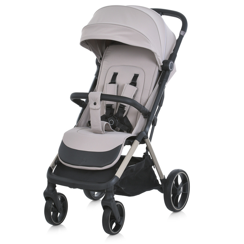 Коляска дитяча El Camino BEYA Cream Beige прогулянкова з чохлом для ніжок у комплекті Бежева (ME 1127-C) Чернигов - изображение 1