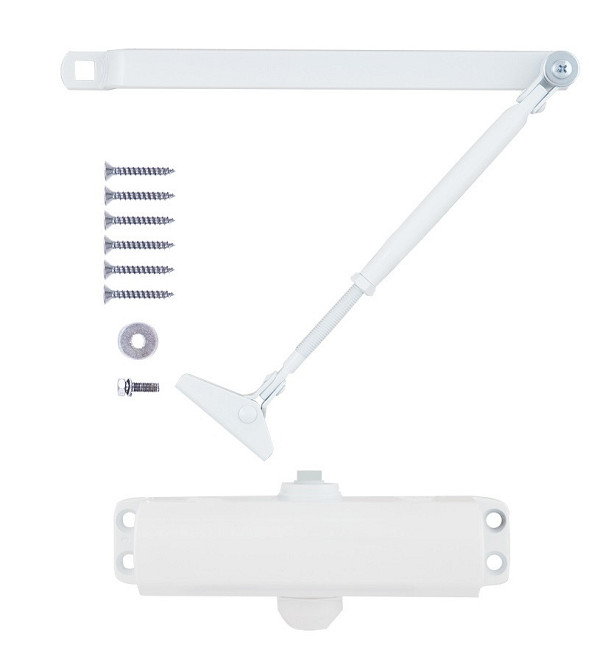Дотягувач дверей RYOBI 9903 glossy white 65 кг Київ - фото 2