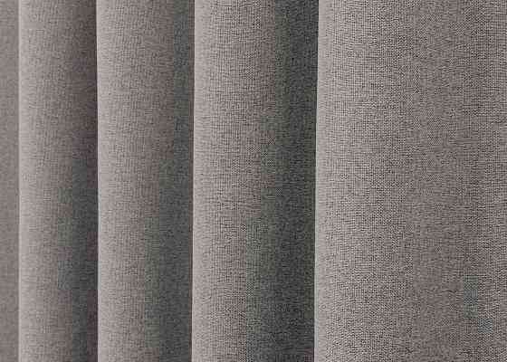 Премиум шторная ткань blackout 100%, двусторонняя, коллекция «ASHEN NIGHT» цвет бежево-серый 1850ш Киев