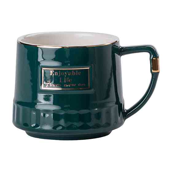 Yiwu Чайний набір на 6 персон із заварювальним чайником та порцелянаовою підставкою Зелений HP- Коломия