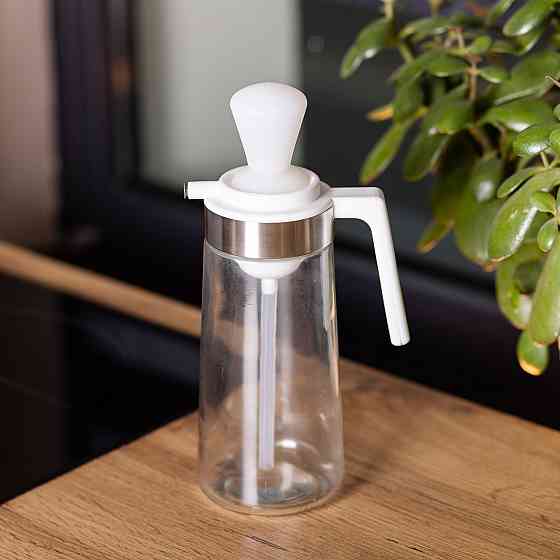 Пляшка для олії з дозатором 550 мл скляна пляшка для оливкової та соняшникової олії HP-1349 Коломия