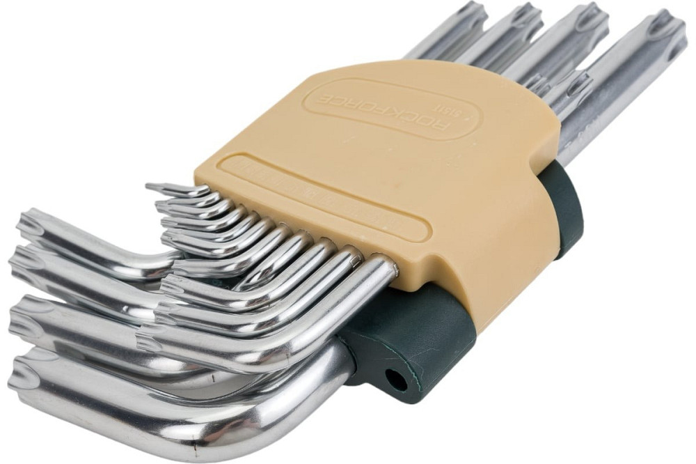 Набір ключів TORX Г-подібних довгих з отвором, 15пр. (Т6Н,T7H,T8H,T9H,Т10Н,Т15Н,Т20Н,Т25Н,Т27Н, Т30Н Одеса - фото 2