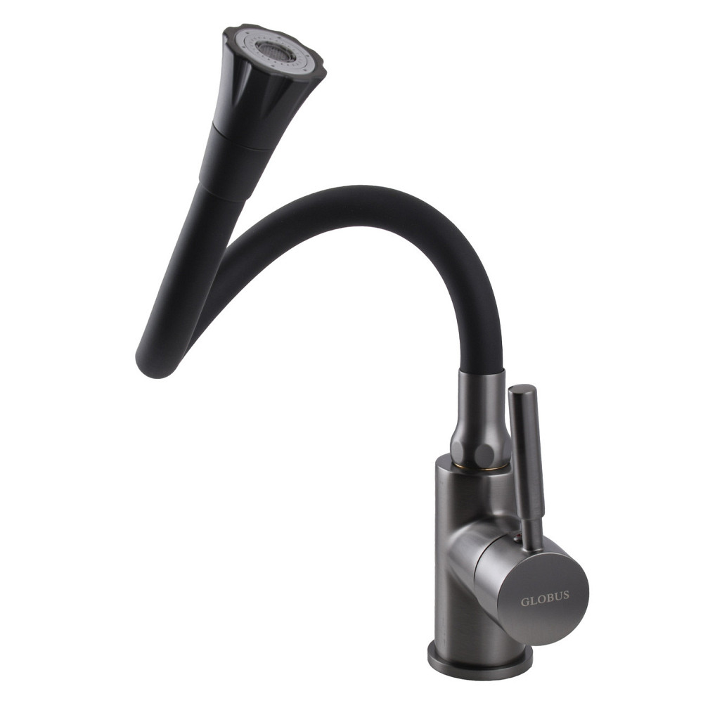 Змішувач для кухні Globus Lux Lazer GLLR-0203SA-GP-B01 (000027553) Київ - фото 7