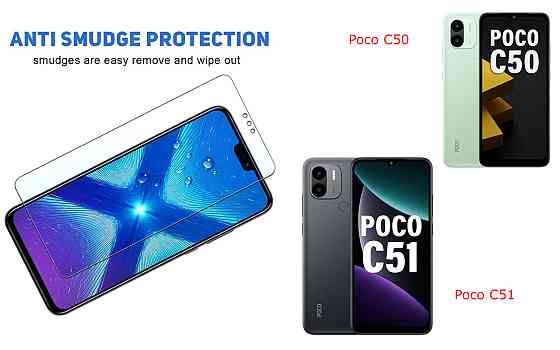 Захисне скло NeoGlass для Poco C50, Poco C51 – надпрозоре та стійке Київ