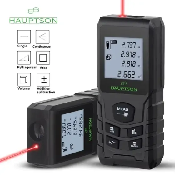 Цифровой лазерный дальномер рулетка HAUPTSON 70 метров Коломыя