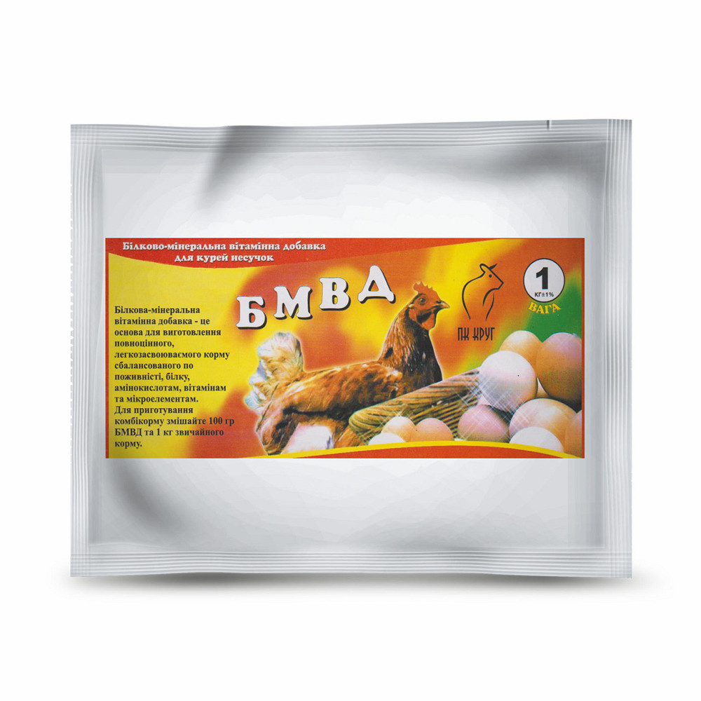 БМВД для курей-несучок 1 кг Круг Вінниця - фото 1