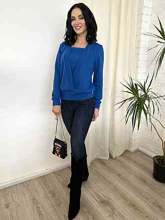 Демісезонна жіноча кофтинка "Alisia" оптом | Норма і батал | Розпродаж моделі Електрик, 46-48 Київ