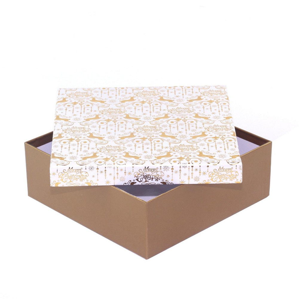 Коробка подарункова Gold 22х22х8 см Ровно - изображение 2