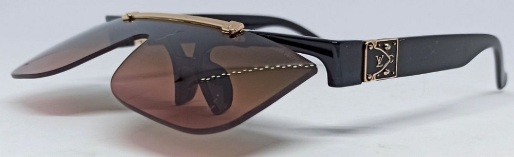 Брендовые очки унисекс коричневый градиент с поднимающимися линзам. Киев - изображение 6