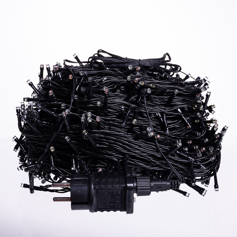 Вулична новорічна гирлянда 100 м, 1000 LED, сонячна батарея Київ - фото 5