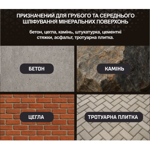 Alloid Pro. Диск алмазний шліфувальний C-Type 125мм Одесса - изображение 9