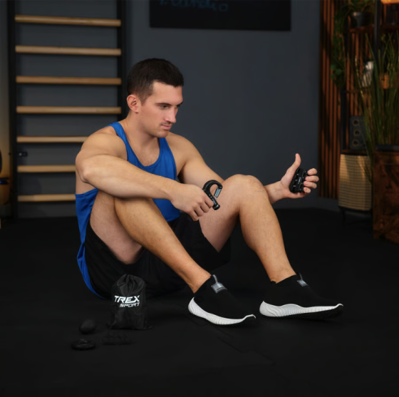 Набір регульованих еспандерів 5-60кг Trex Sport TX-005HSA чорний Киев