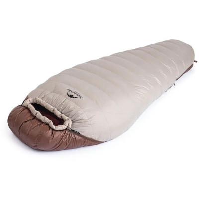 Спальний мішок Naturehike Snowbird NH20YD001 натуральний пух L Brown 560 g (6927595761298) Вінниця - фото 5