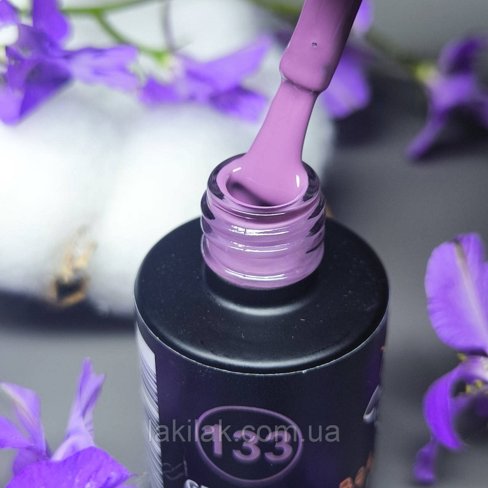 Гель-лак для нігтів Bee Nails 133 (світло-баклажановий) 8мл Херсон - фото 1
