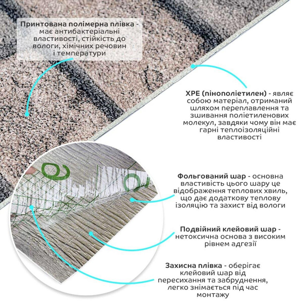 Обои самоклеющиеся 2800х500х1,5мм Коричневый екатериновлавский кирпич (D) SW-00001786 Днепр - изображение 2
