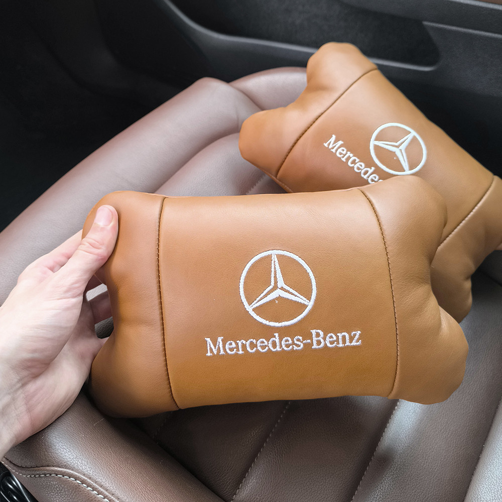 Авто подушка під шию Mercedes-Benz Мерседес, Подушка підголівник в подарунок для голови в авто ZR-20 Львів - фото 16