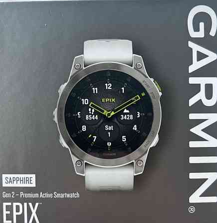Смарт-годинник Garmin Epix Gen 2 Sapphire white (010-02582-21) Київ