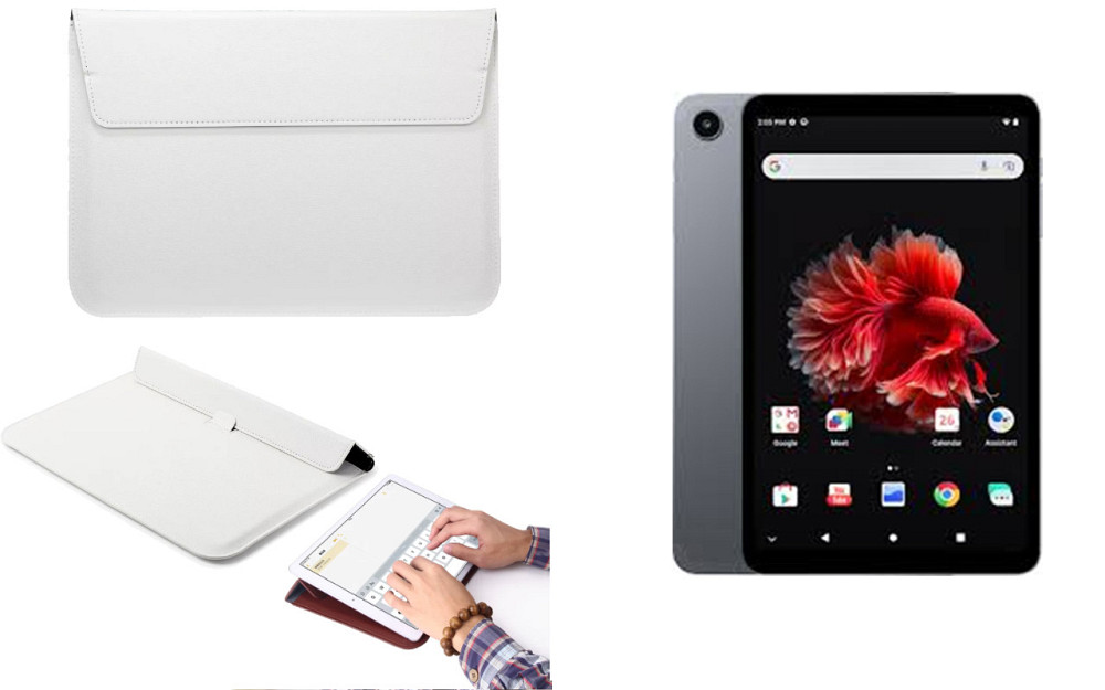 Чохол-конверт VitoCase для ALLDOCUBE iPlay mini 50 Pro, з функцією підставки для планшета Білий Київ - фото 1