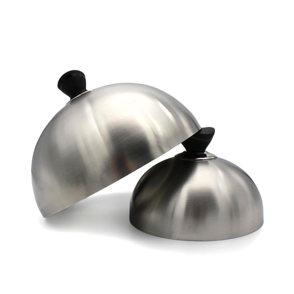 Набір кришок для страв в грилі SANTOS, з нержавіючої сталі, комплект 2 шт 890505 Код: 010994 Рівне - фото 1