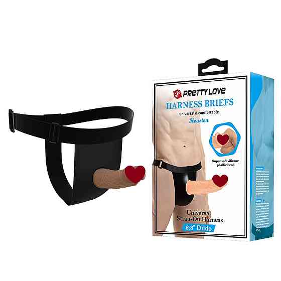 Страпон STRAP-ON PRETTY LOVE HARNESS BRIEFS Sex Aura Киев