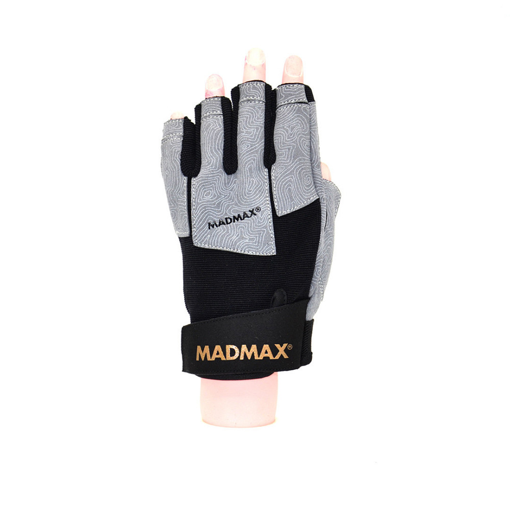 Рукавички для фітнесу MadMax MFG-871 Damasteel Grey/Black XXL Каменское - изображение 2