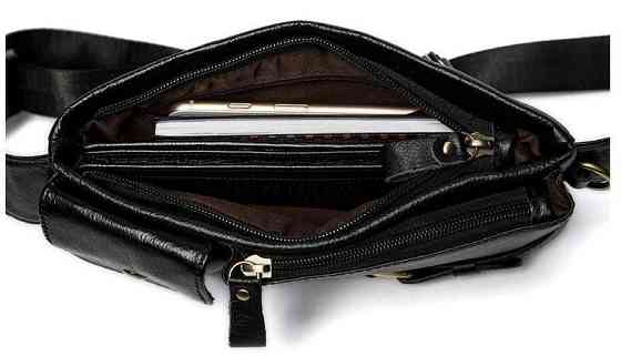 Сумка на пояс Vintage 14734 Черная Киев