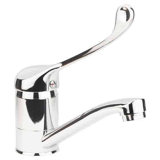 Смеситель s12 Ø40 медицинский излив прямой 150мм на шпильке AQUATICA (9712150) Киев