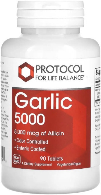 Экстракт чеснока Protocol for Life Balance Garlic 5000 5000 мкг 90 таб Киев - изображение 1