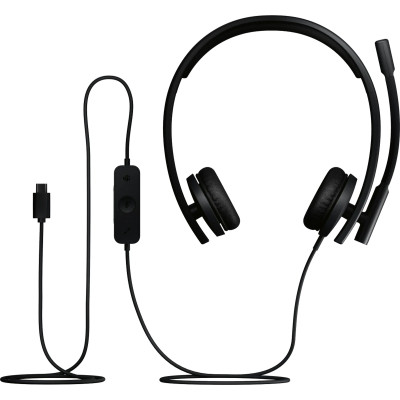 Навушники Logitech H570e Corded for Business Stereo Teams USB-C Black (981-001431) Вінниця - фото 5