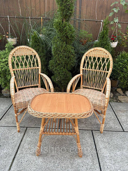 Стулья плетеные с журнальным столом Киев - изображение 9