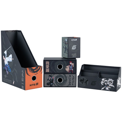 Настольный набор Kite Naruto 4 предмета, картон (NR25-357) Винница - изображение 3