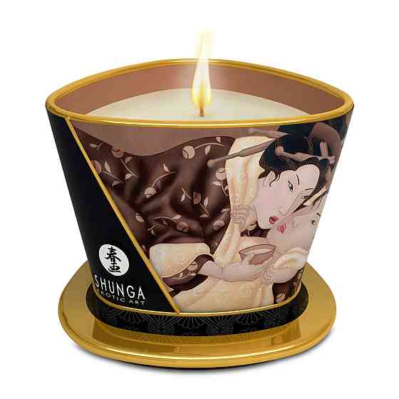 Масажна свічка Intoxicating Chocolate, аромат шоколаду, 170 мл SHUNGA (Канада) Sex Aura Київ